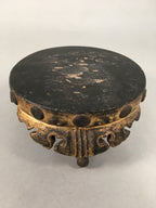 Japanese Buddhist Altar Fitting Wooden Stand Incense Burner Vtg Koro BU330