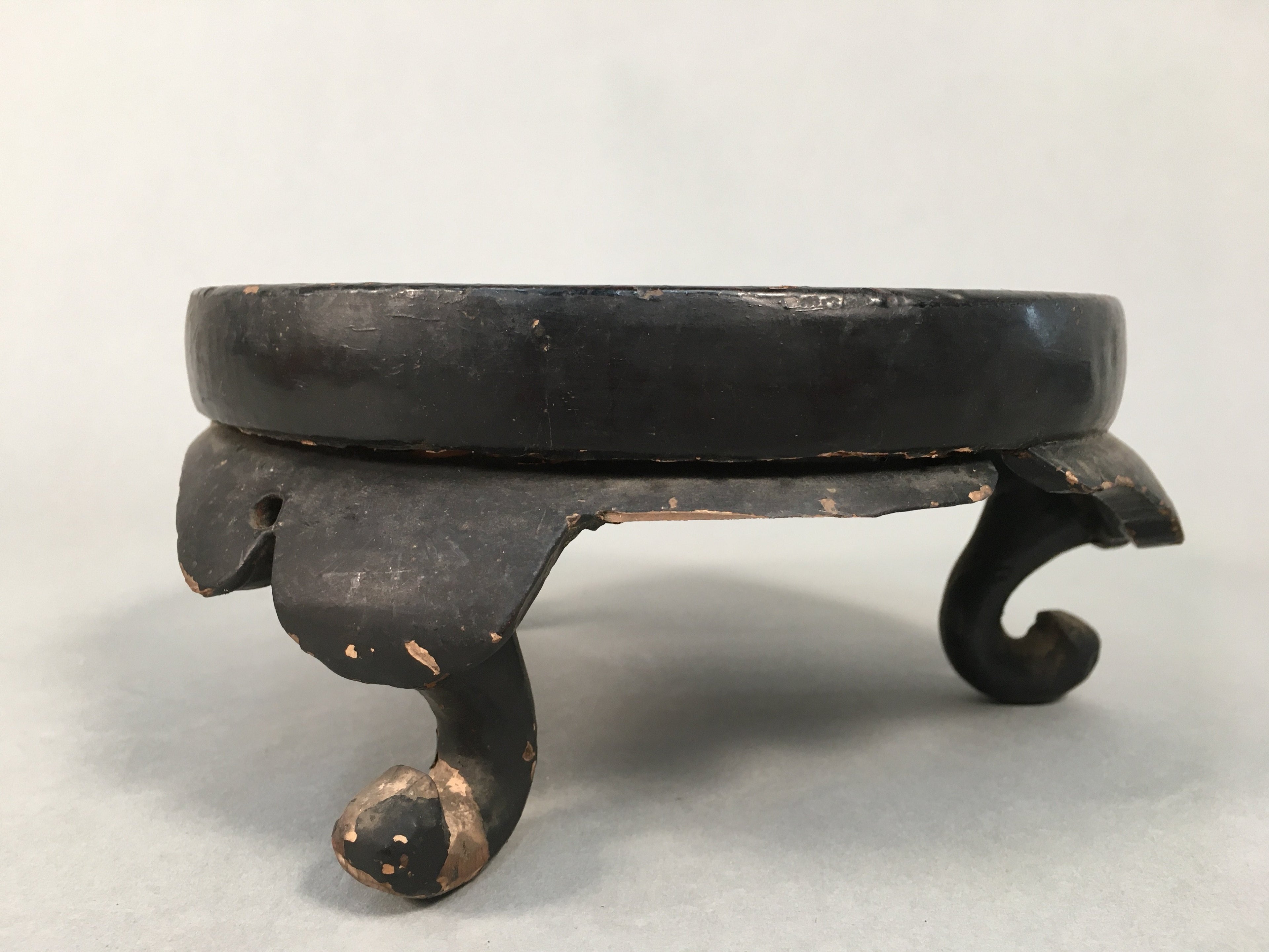 Japanese Buddhist Altar Fitting Wooden Stand Incense Burner Vtg Koro BU330