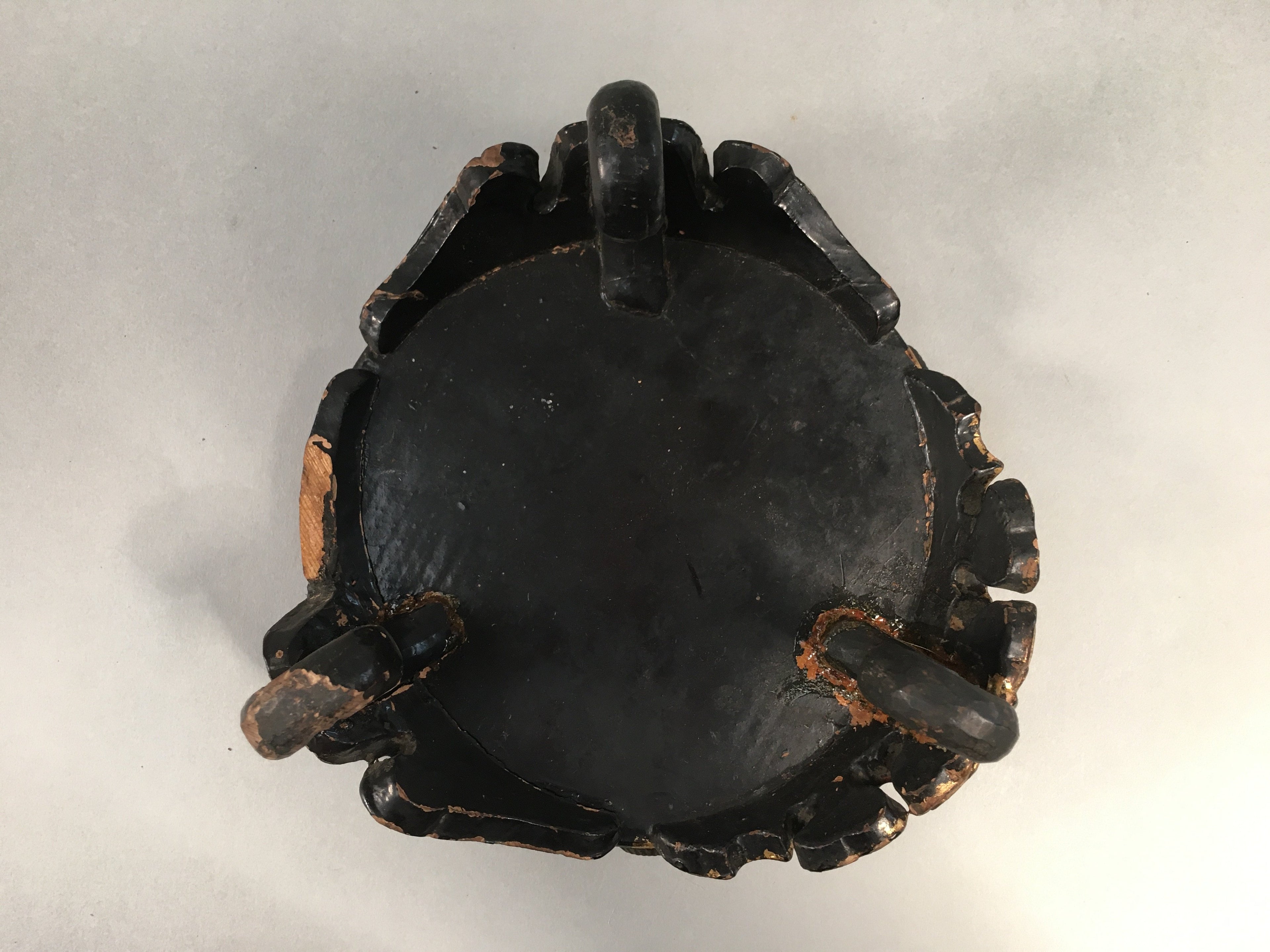 Japanese Buddhist Altar Fitting Wooden Stand Incense Burner Vtg Koro BU330