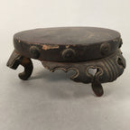 Japanese Buddhist Altar Fitting Wooden Stand Incense Burner Vtg Koro BU331