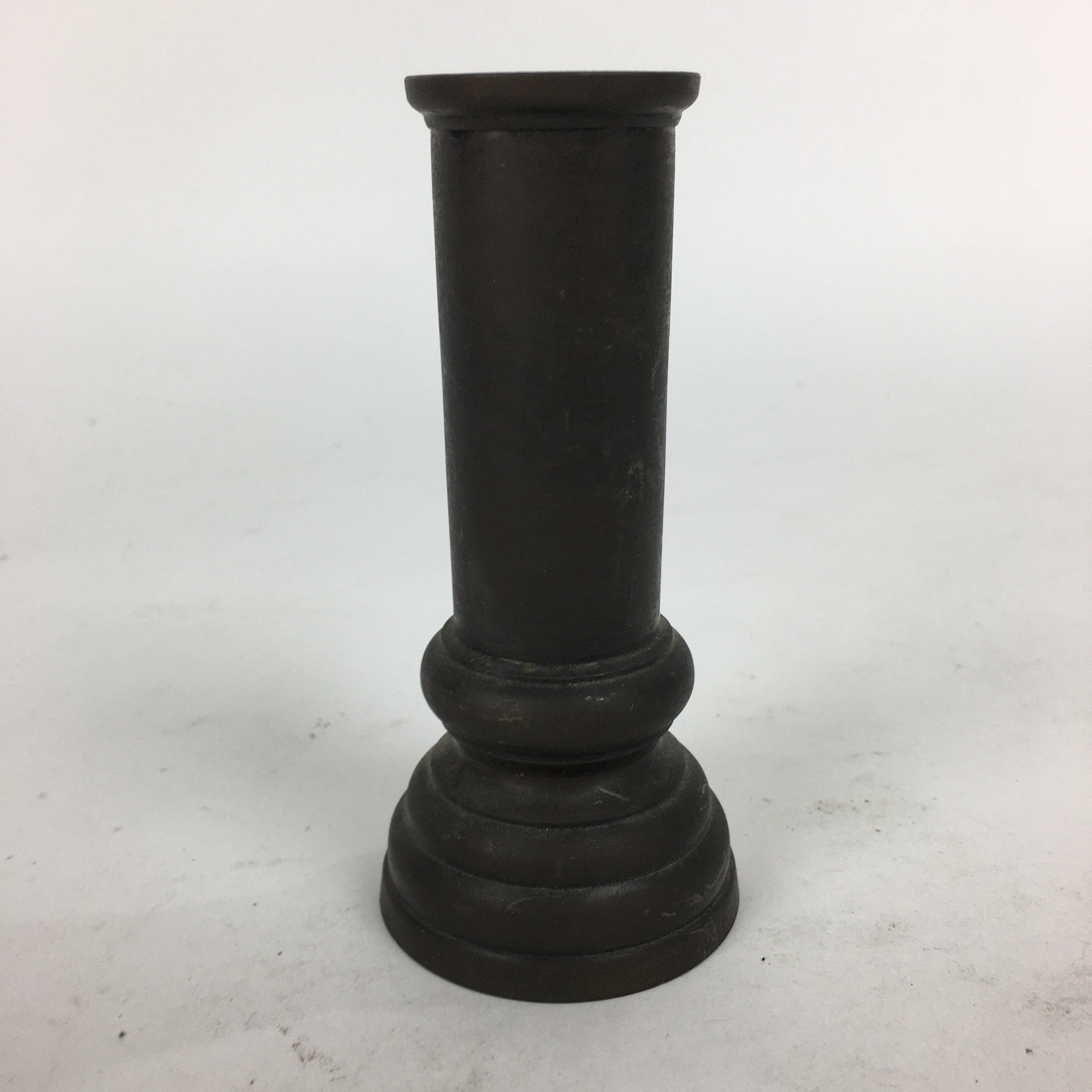 Japanese Buddhist Altar Fitting stick Incense Holder Vtg Bronze Senko-Ire BU566
