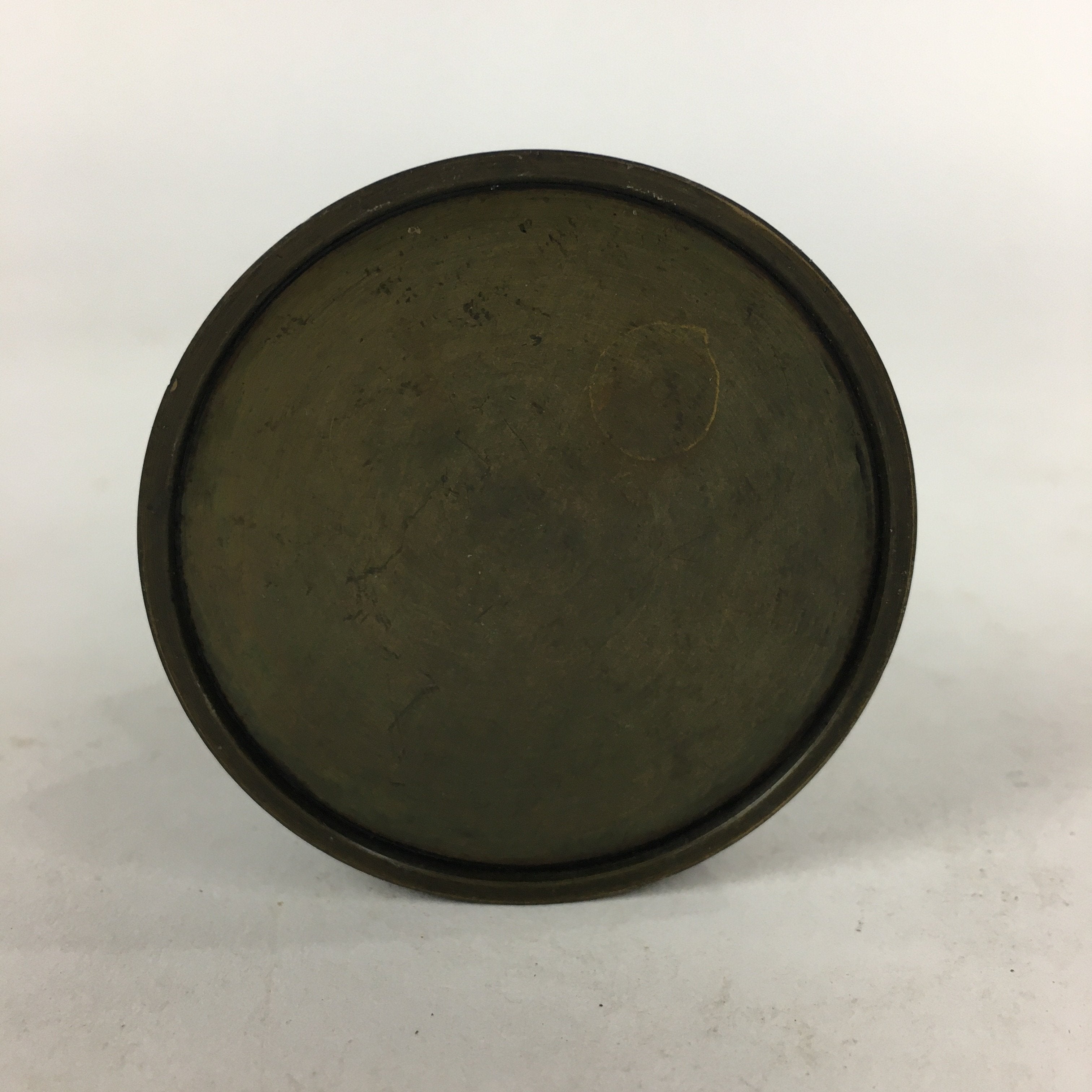 Japanese Buddhist Altar Fitting stick Incense Holder Vtg Bronze Senko-Ire BU566