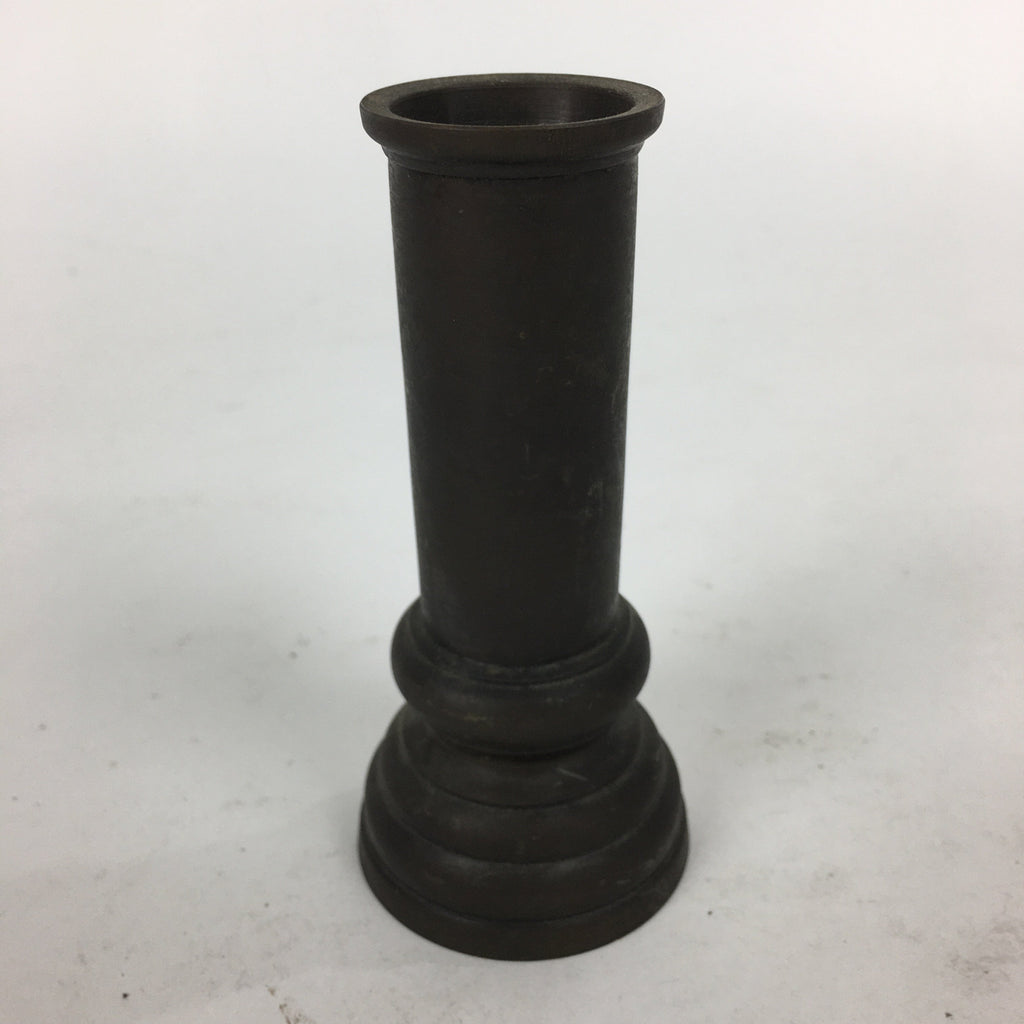 Japanese Buddhist Altar Fitting stick Incense Holder Vtg Bronze Senko-Ire BU566