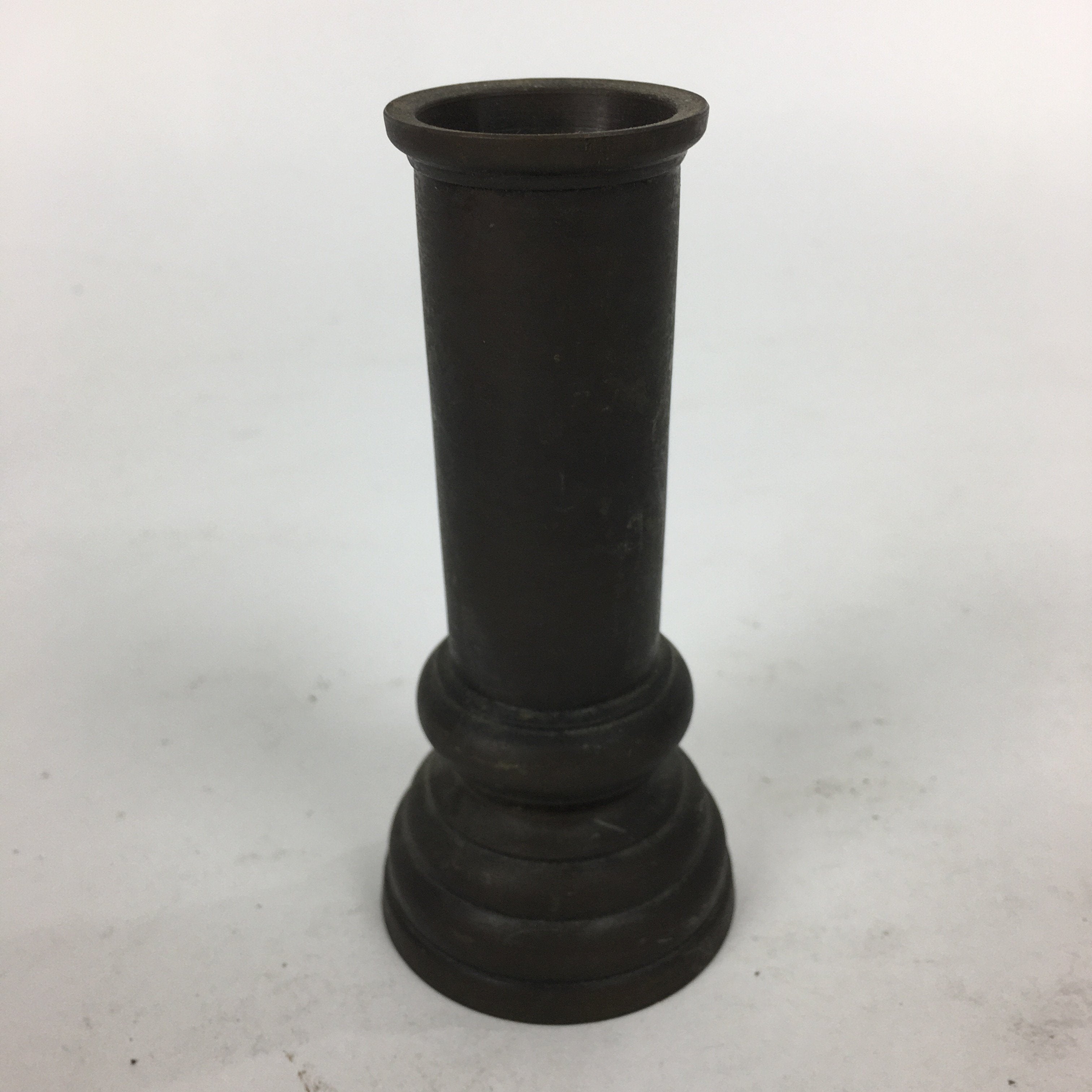 Japanese Buddhist Altar Fitting stick Incense Holder Vtg Bronze Senko-Ire BU566