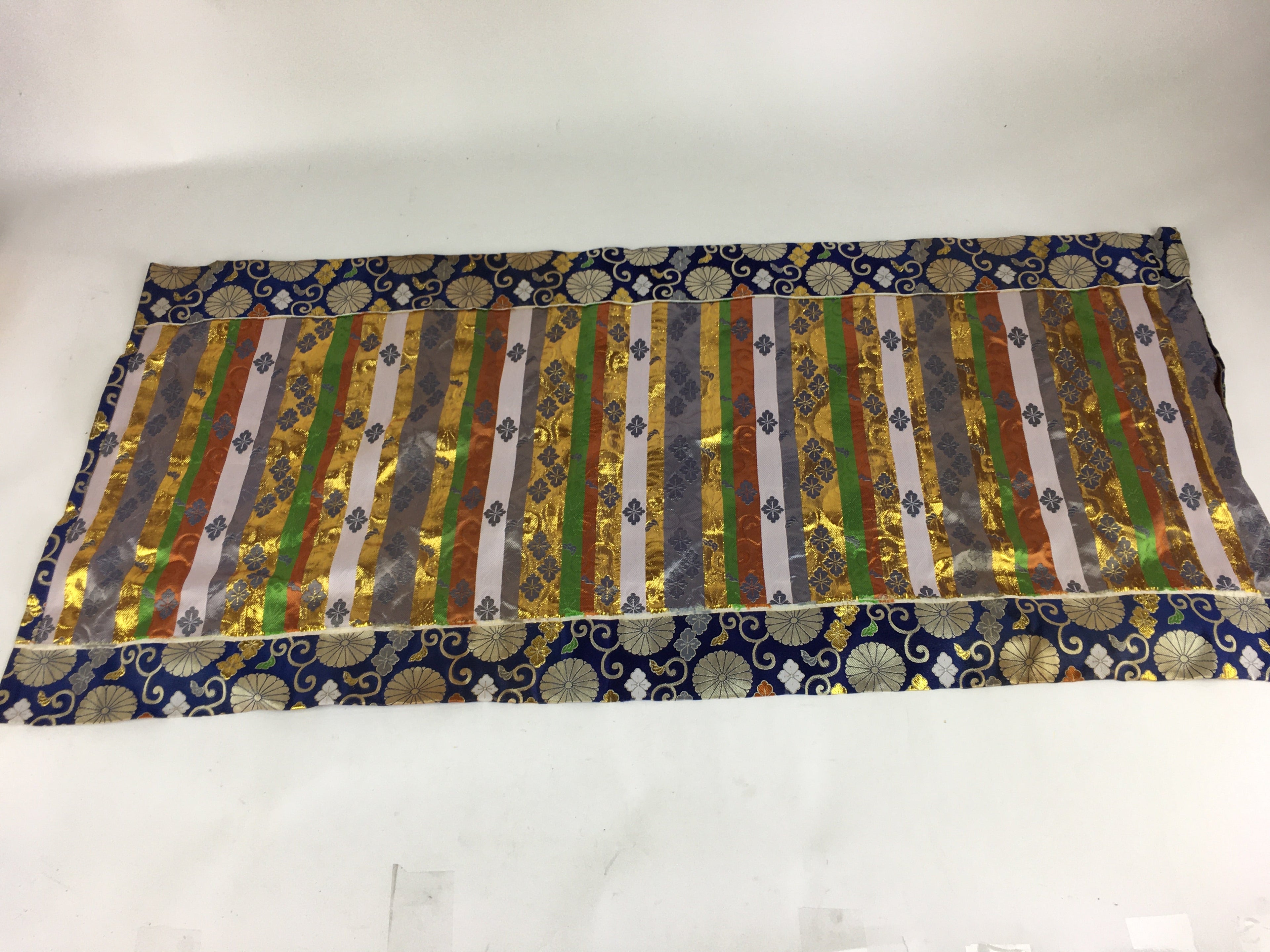 Japanese Buddhist Altar Large Table Cloth Cover Vtg Rectangle Saidan BU642