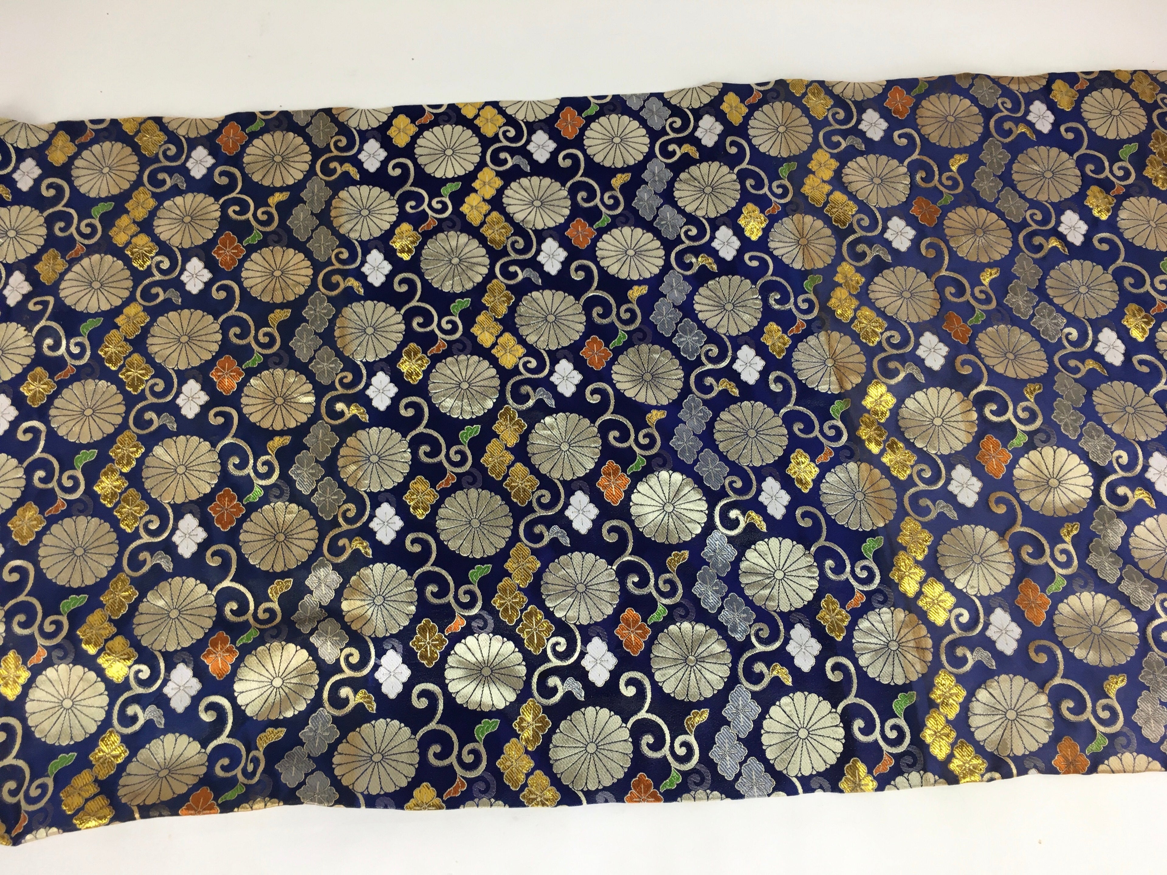 Japanese Buddhist Altar Large Table Cloth Cover Vtg Rectangle Saidan BU642
