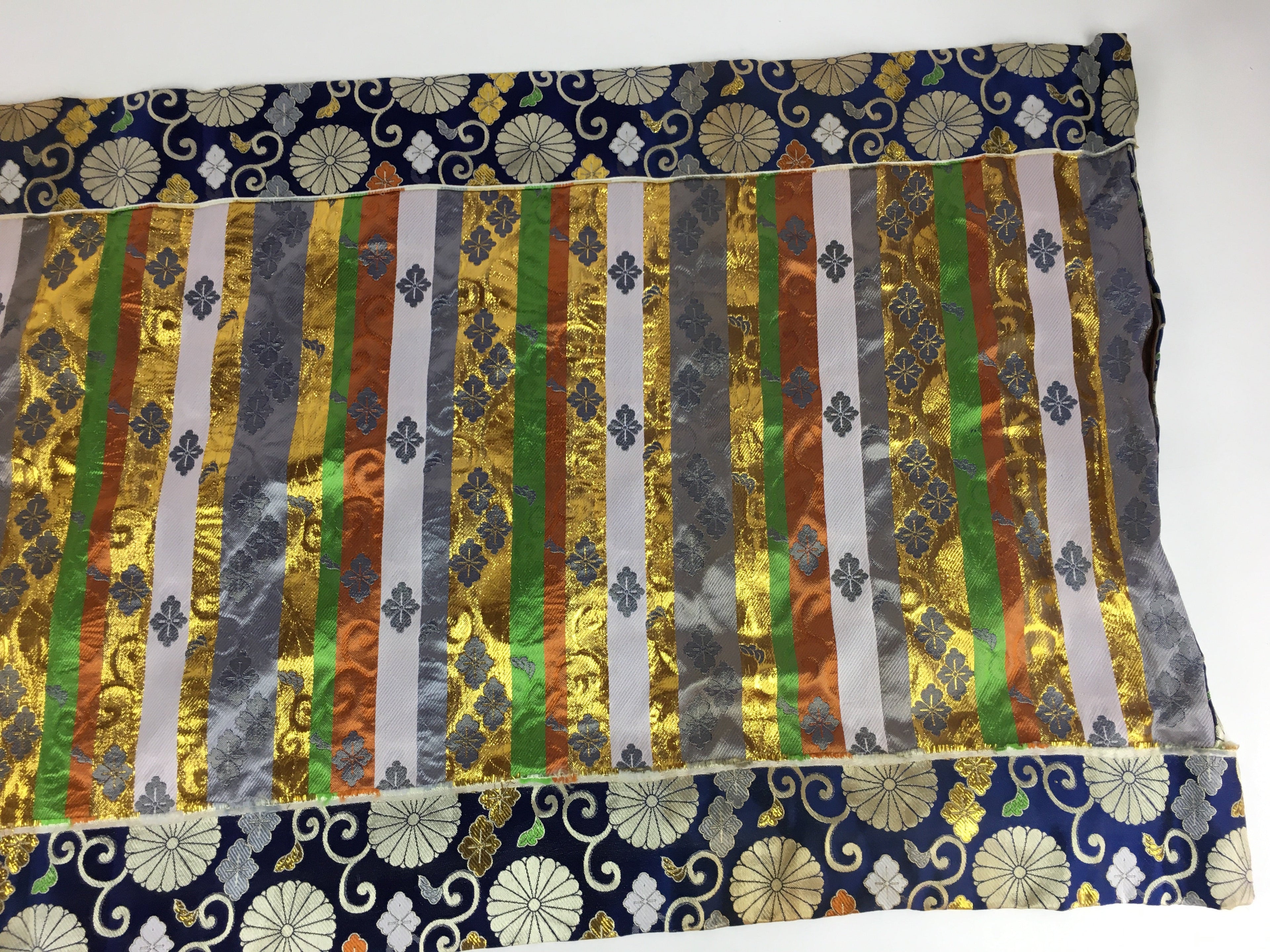 Japanese Buddhist Altar Large Table Cloth Cover Vtg Rectangle Saidan BU642