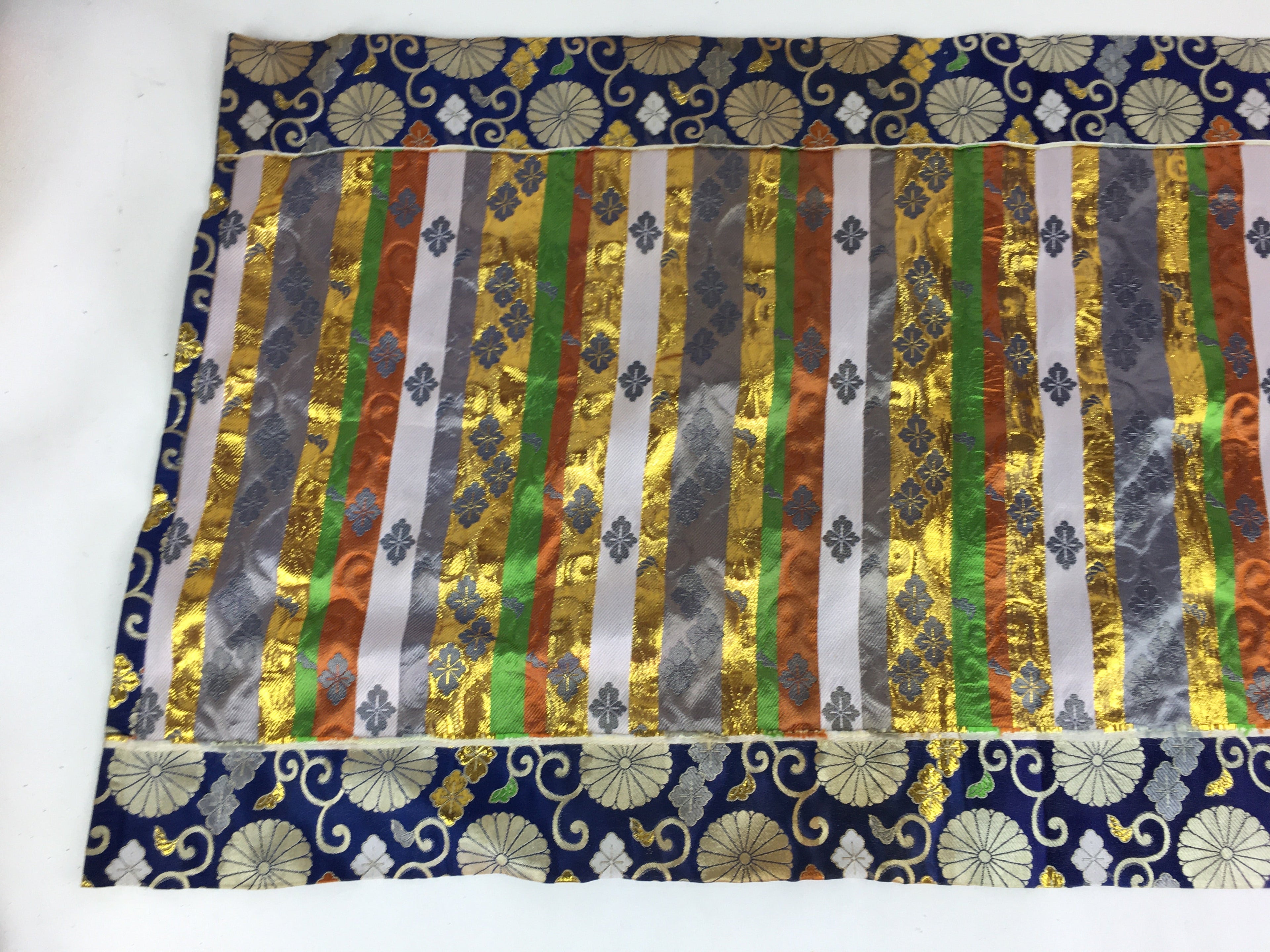 Japanese Buddhist Altar Large Table Cloth Cover Vtg Rectangle Saidan BU642