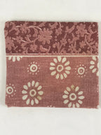 Japanese Buddhist Altar Rice Offering Cup Mat Vtg Handmade Cloth BU790