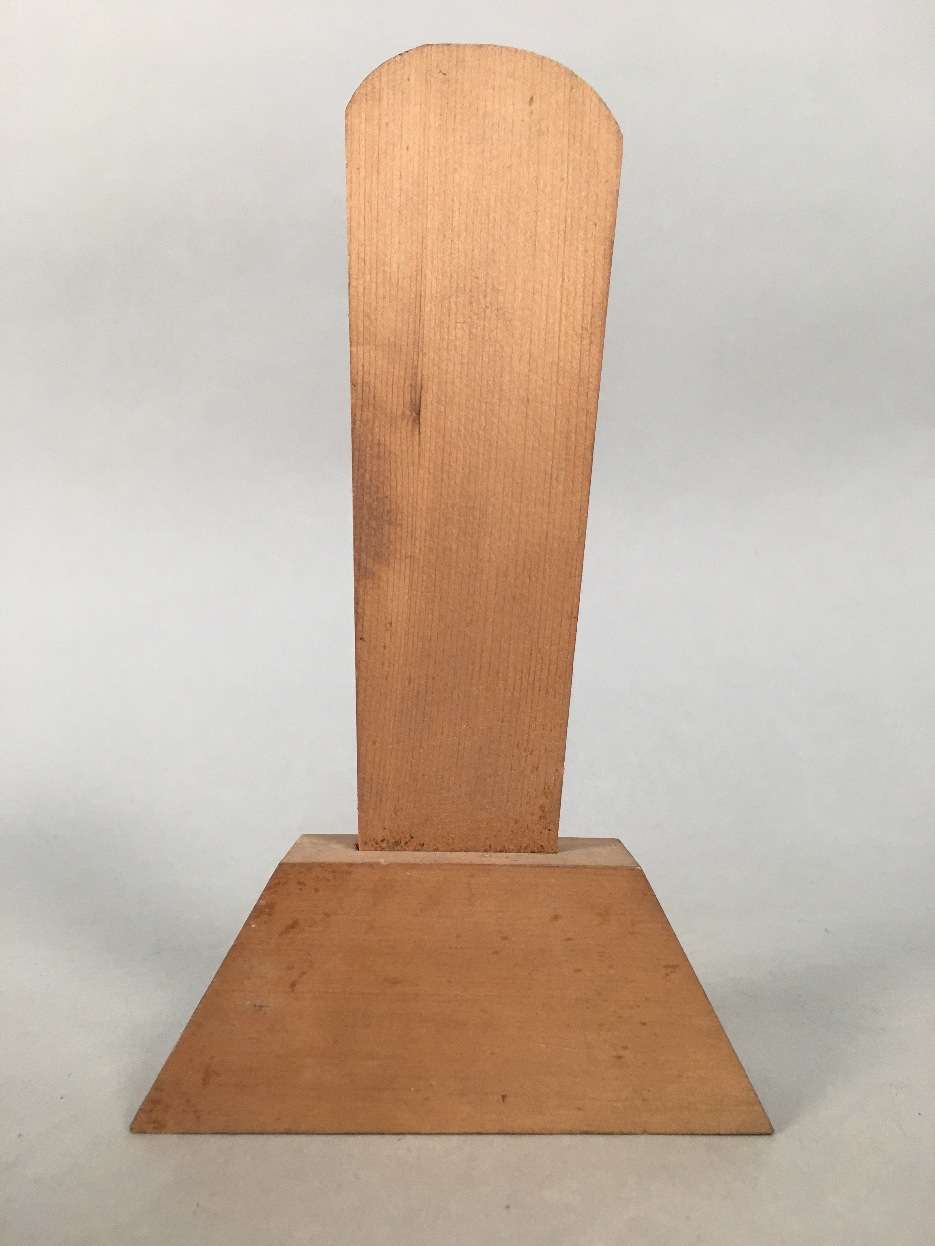 Japanese Buddhist Altar Spiritual Tablet Vtg Wood Ihai BU320