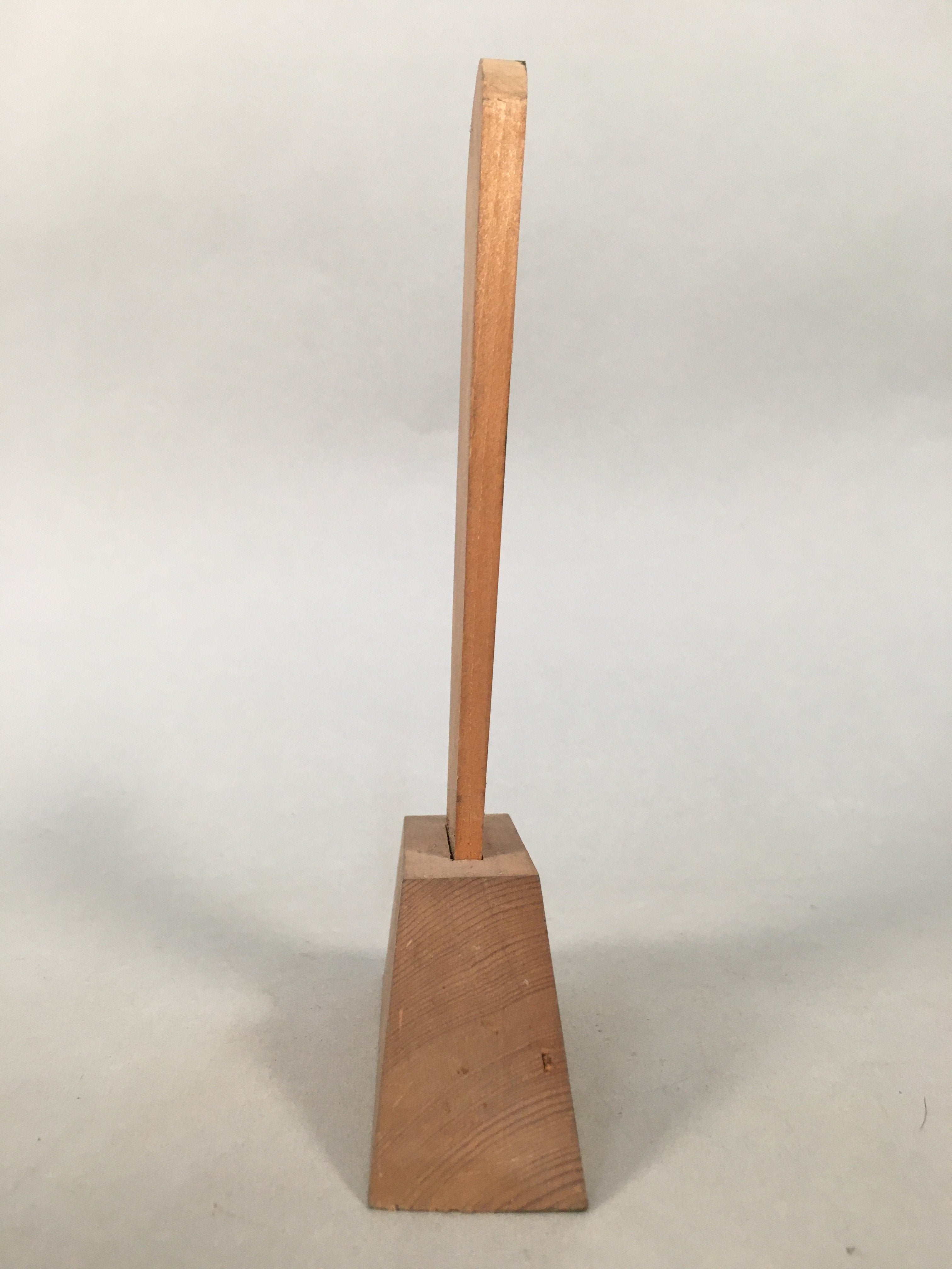 Japanese Buddhist Altar Spiritual Tablet Vtg Wood Ihai BU320