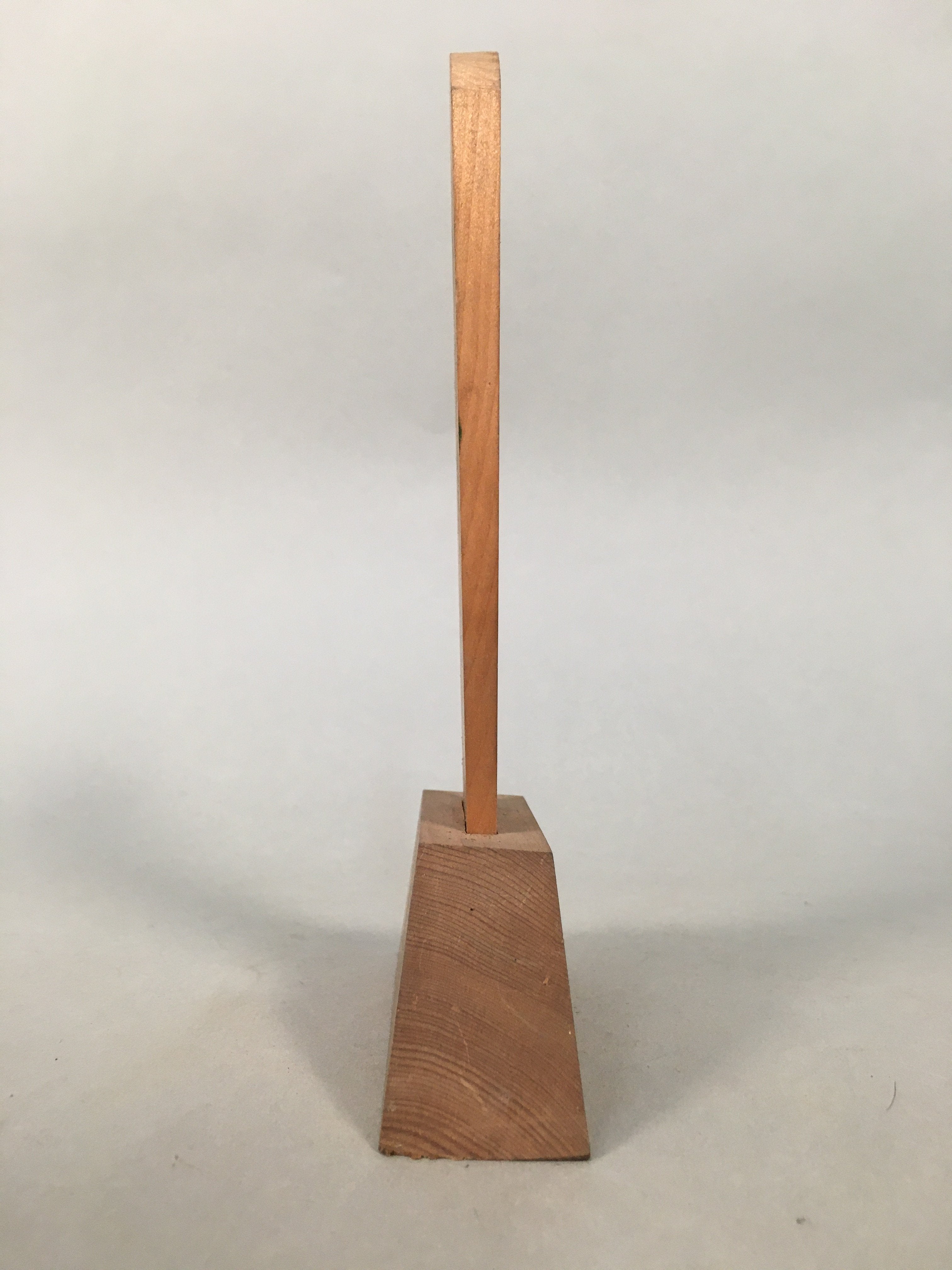 Japanese Buddhist Altar Spiritual Tablet Vtg Wood Ihai BU320