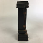 Japanese Buddhist Altar Spiritual Tablet Vtg Wood Lacquer Ihai Double Doors BU51