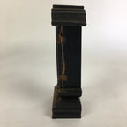 Japanese Buddhist Altar Spiritual Tablet Vtg Wood Lacquer Ihai Double Doors BU51