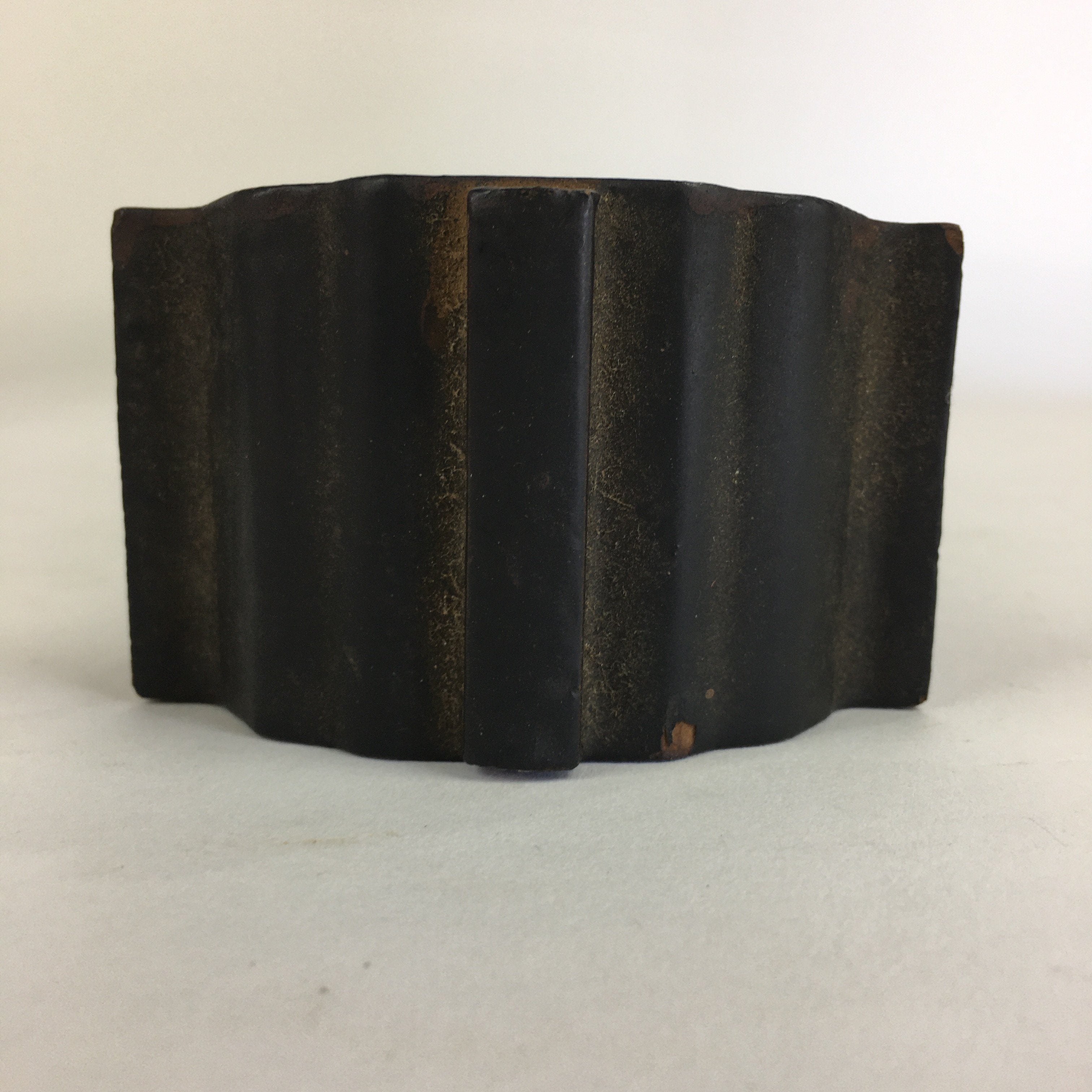 Japanese Buddhist Altar Spiritual Tablet Vtg Wood Lacquer Ihai Double Doors BU51