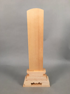 Japanese Buddhist Altar Spiritual Tablet Wood Unused Blank Ihai BU349