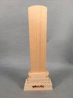 Japanese Buddhist Altar Spiritual Tablet Wood Unused Blank Ihai BU350