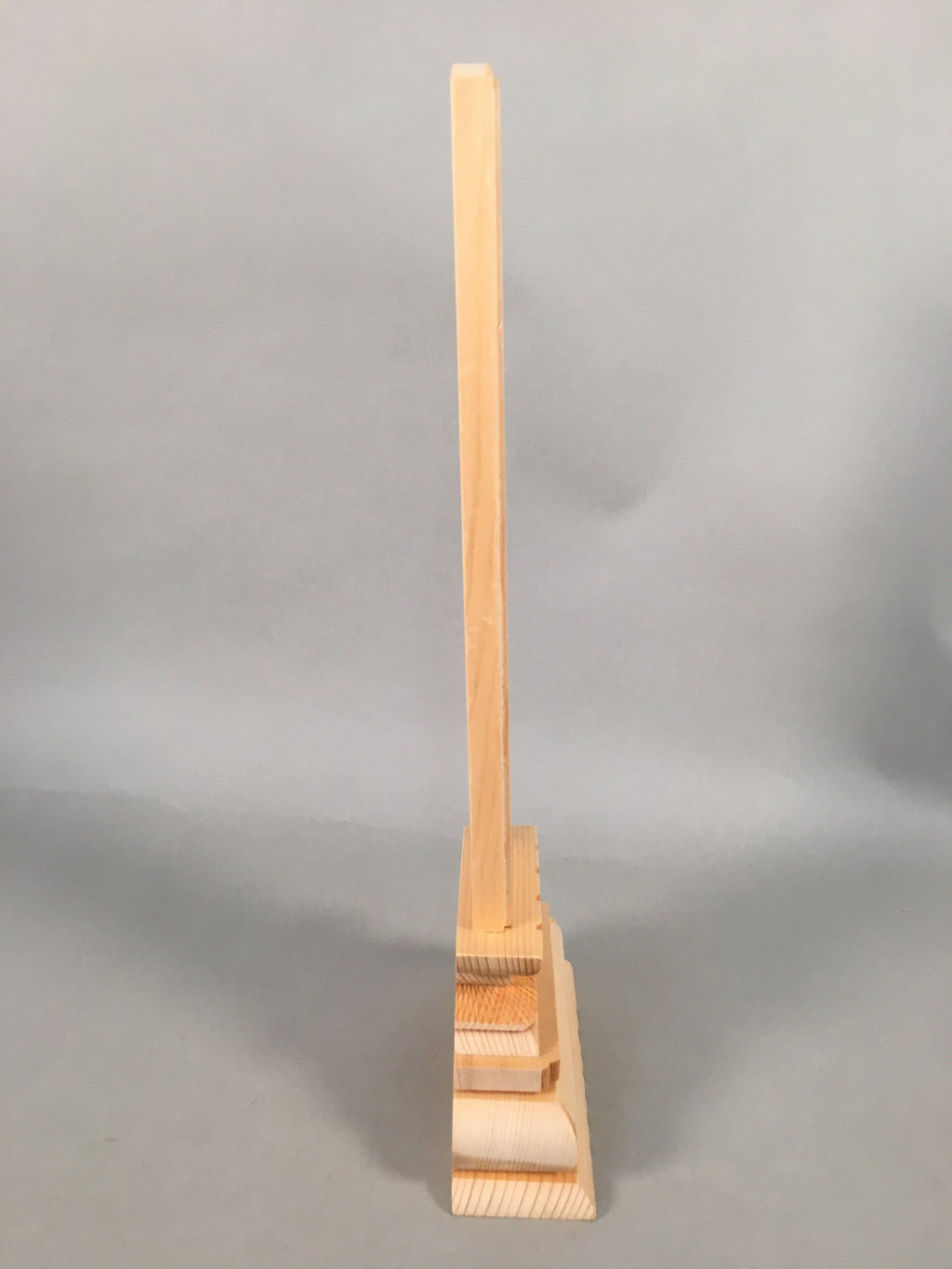 Japanese Buddhist Altar Spiritual Tablet Wood Unused Blank Ihai BU350
