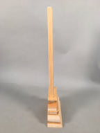 Japanese Buddhist Altar Spiritual Tablet Wood Unused Blank Ihai BU350