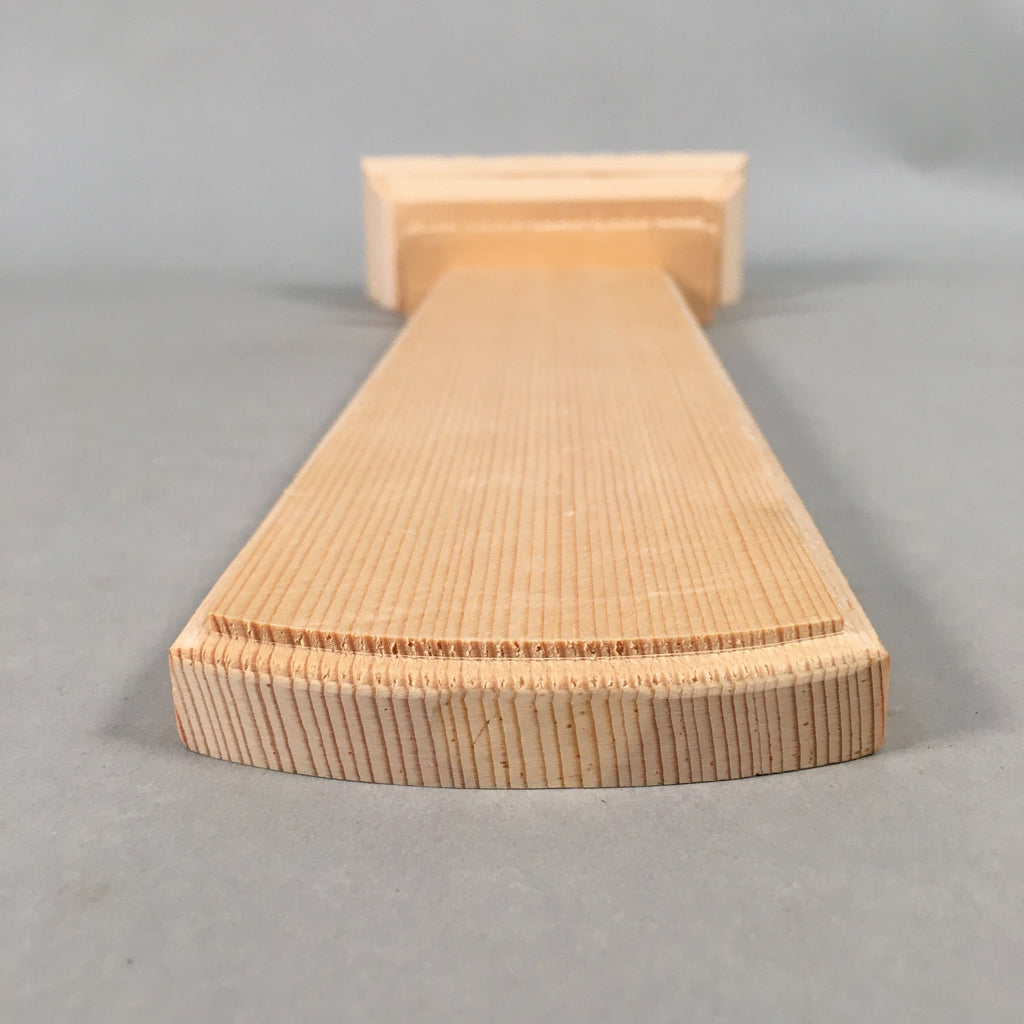 Japanese Buddhist Altar Spiritual Tablet Wood Unused Blank Ihai BU350