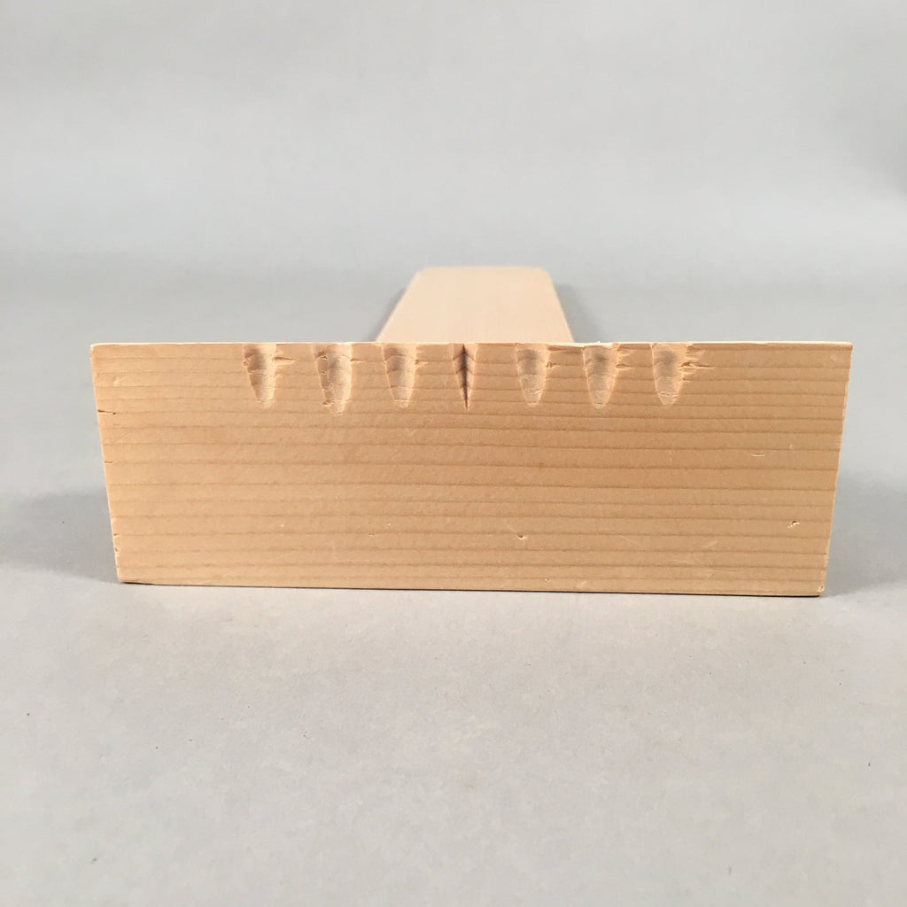 Japanese Buddhist Altar Spiritual Tablet Wood Unused Blank Ihai BU350