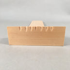 Japanese Buddhist Altar Spiritual Tablet Wood Unused Blank Ihai BU350