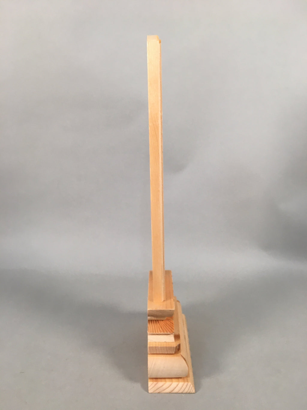 Japanese Buddhist Altar Spiritual Tablet Wood Unused Blank Ihai BU351