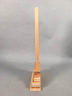 Japanese Buddhist Altar Spiritual Tablet Wood Unused Blank Ihai BU351