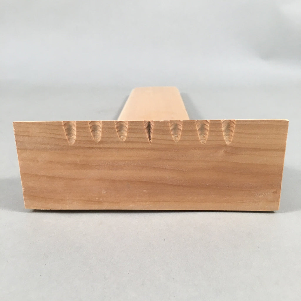 Japanese Buddhist Altar Spiritual Tablet Wood Unused Blank Ihai BU351