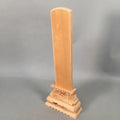 Japanese Buddhist Altar Spiritual Tablet Wood Unused Blank Ihai BU351
