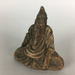 Japanese Buddhist Altar Statue Vtg Man Figure Ornament Okimono BD626