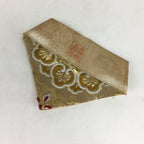 Japanese Buddhist Altar Table Cloth 15.5cm Uchishiki Triangle Flower BU644