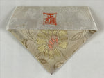 Japanese Buddhist Altar Table Cloth 15cm Uchishiki Triangle Vtg Uwajoku BU787