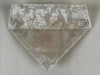 Japanese Buddhist Altar Table Cloth 15cm Uchishiki Triangle Vtg Uwajoku BU787