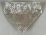 Japanese Buddhist Altar Table Cloth 15cm Uchishiki Triangle Vtg Uwajoku BU787