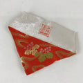 Japanese Buddhist Altar Table Cloth 15cm Uchishiki Triangle Vtg Uwajoku BU788