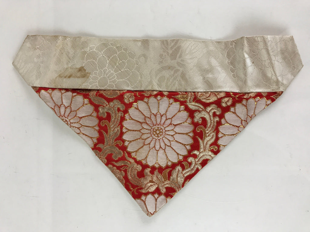 Japanese Buddhist Altar Table Cloth 24cm Uchishiki Vtg Triangle Uwajoku BU789