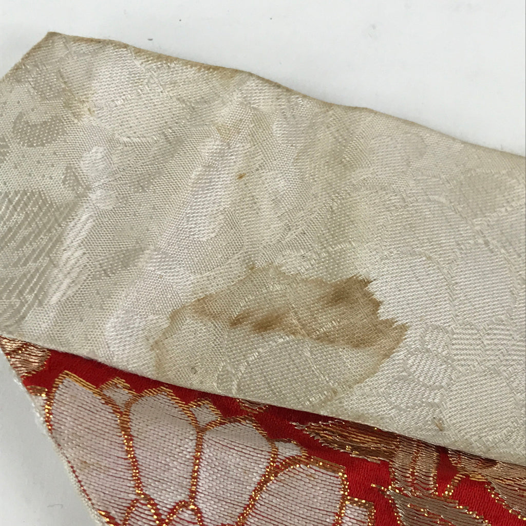 Japanese Buddhist Altar Table Cloth 24cm Uchishiki Vtg Triangle Uwajoku BU789