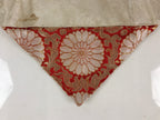 Japanese Buddhist Altar Table Cloth 24cm Uchishiki Vtg Triangle Uwajoku BU789