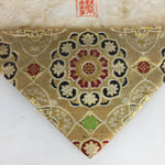 Japanese Buddhist Altar Table Cloth 28cm Uchishiki Triangle Flower Uwajoku BU646