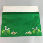 Japanese Buddhist Altar Table Cloth 31cm Uchishiki Rectangle Green Kyozukue B807