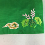 Japanese Buddhist Altar Table Cloth 31cm Uchishiki Rectangle Green Kyozukue B807