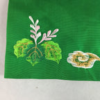 Japanese Buddhist Altar Table Cloth 31cm Uchishiki Rectangle Green Kyozukue B807