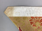 Japanese Buddhist Altar Table Cloth 33cm Uchishiki Gold Flower Kyozukue BU407