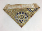 Japanese Buddhist Altar Table Cloth 41cm Uchishiki Triangle Flower Maejoku BU645