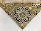 Japanese Buddhist Altar Table Cloth 41cm Uchishiki Triangle Flower Maejoku BU645