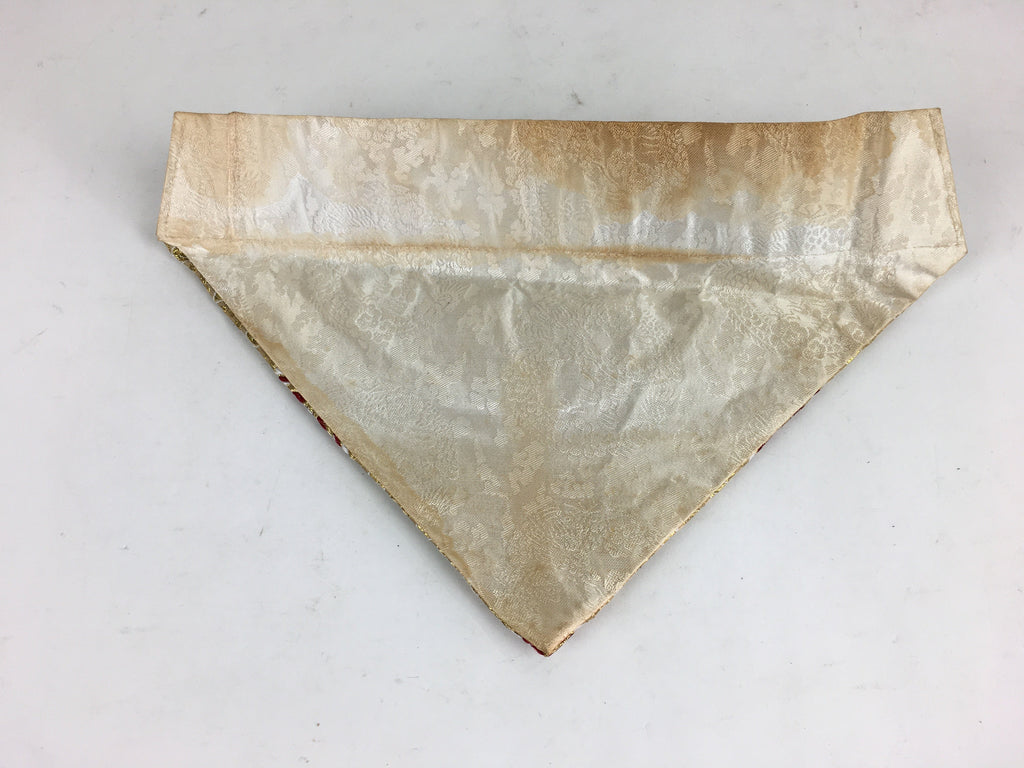 Japanese Buddhist Altar Table Cloth 41cm Uchishiki Triangle Flower Maejoku BU645