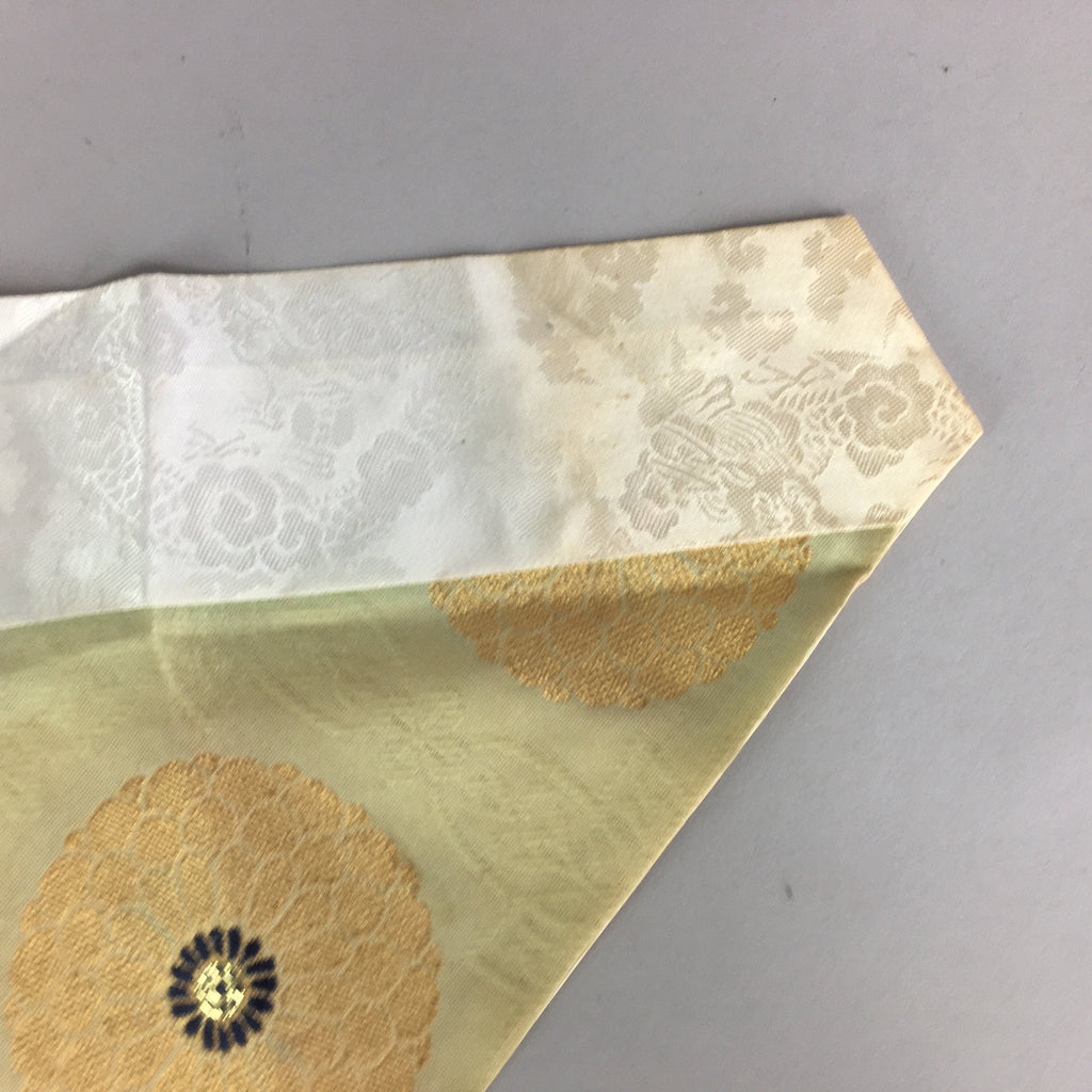 Japanese Buddhist Altar Table Cloth 46cm Uchishiki Gold Flower Kyozukue BU419