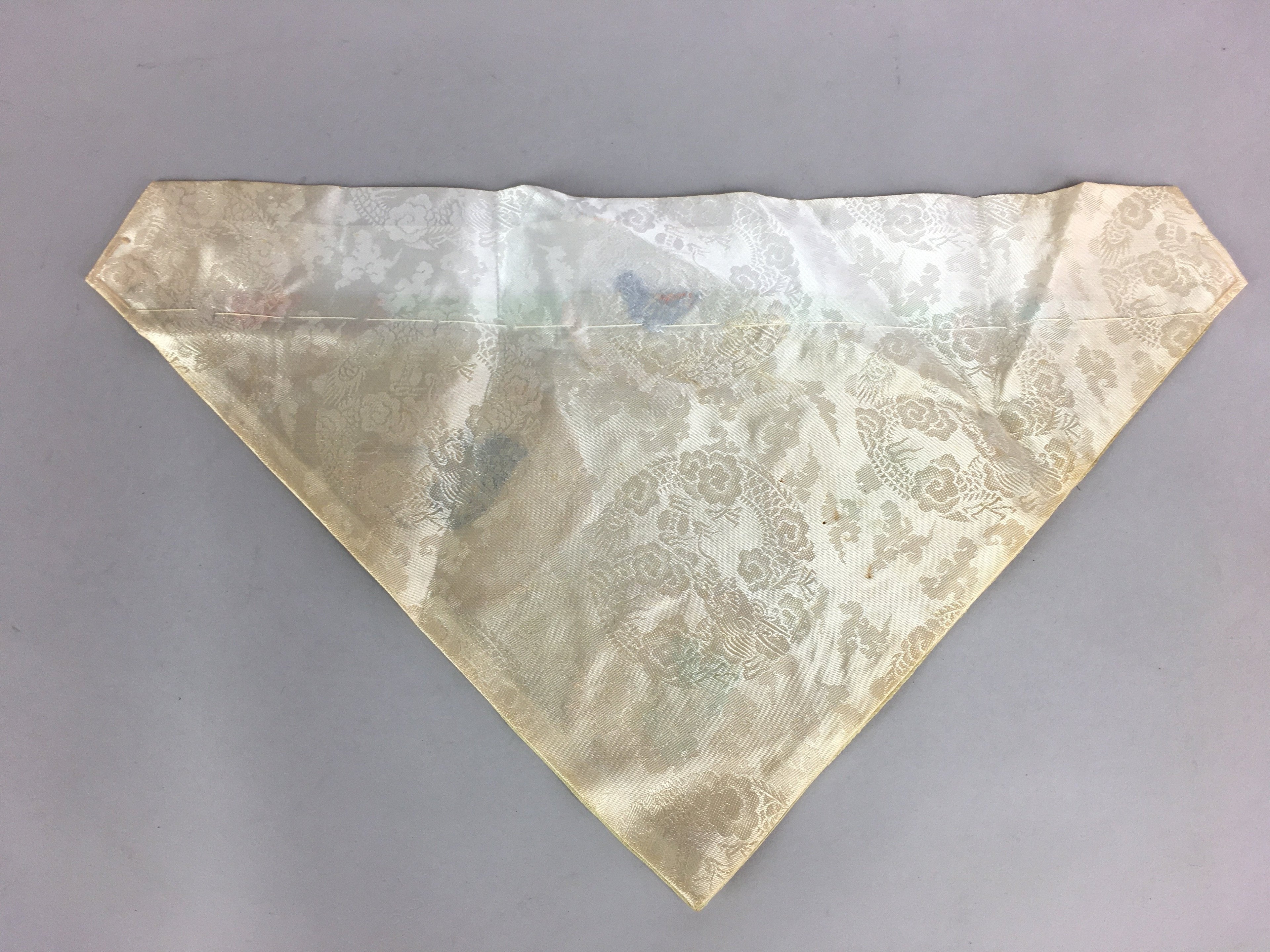 Japanese Buddhist Altar Table Cloth 46cm Uchishiki Gold Flower Kyozukue BU419