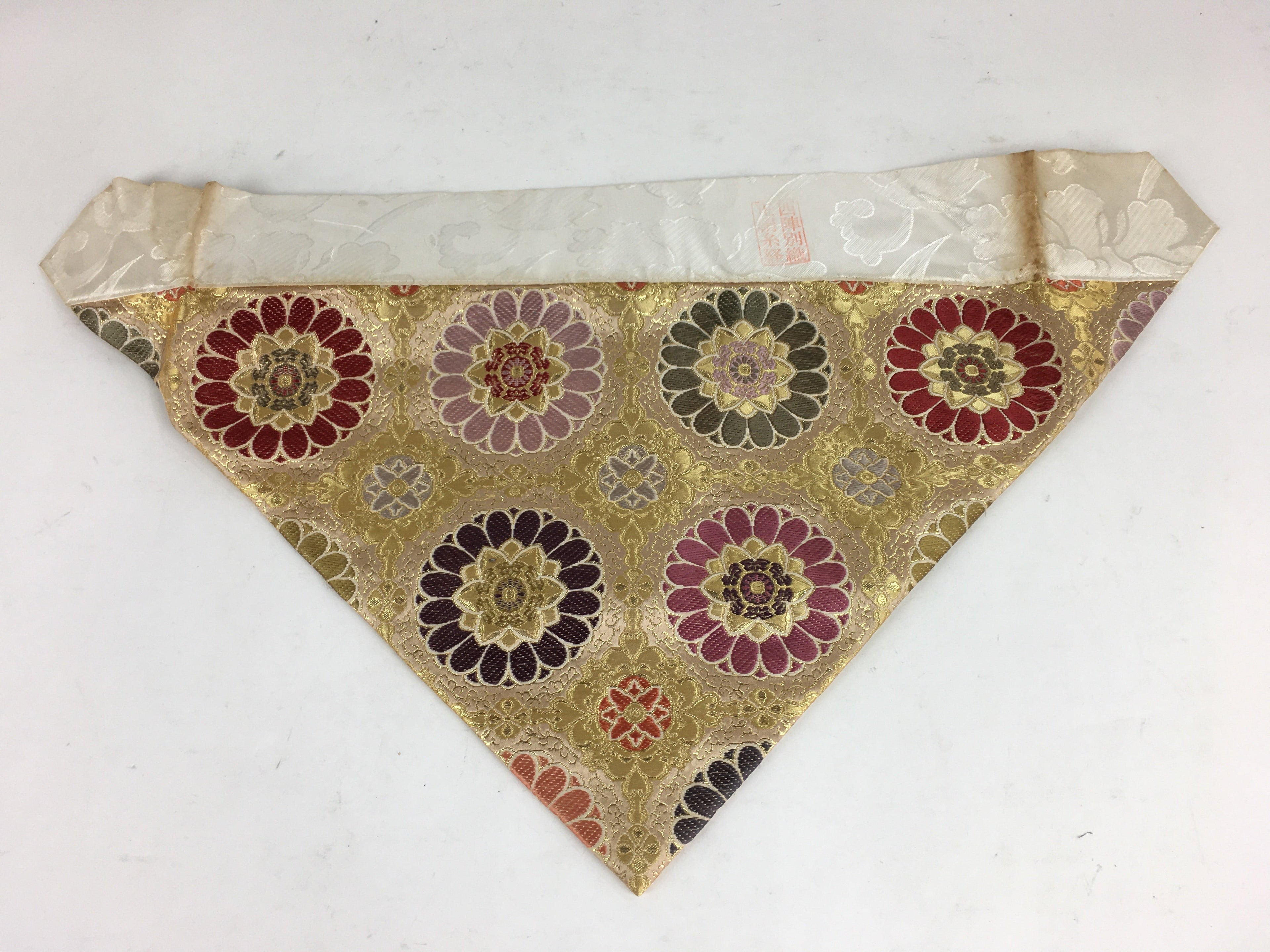 Japanese Buddhist Altar Table Cloth 61.5cm Uchishiki Flower Maejoku BU643